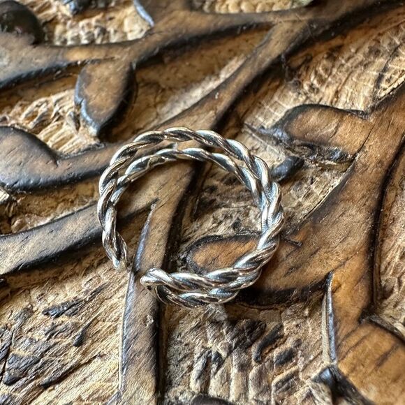 Double Rope Sterling Silver Toe Ring - Picture 5 of 5